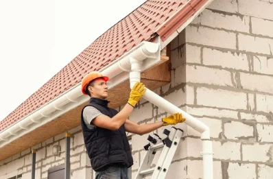Pose et remplacement de gouttières à Mont-Dauphin